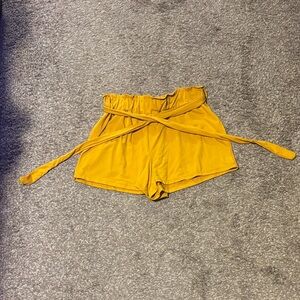 Rue21 High Waist Yellow Women's Shorts